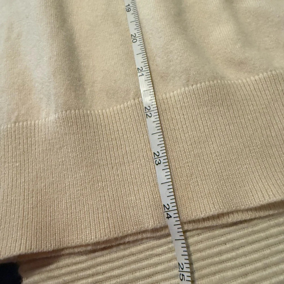 THML Cream Top with Gold Sequin Accents Medium - Picture 4 of 8